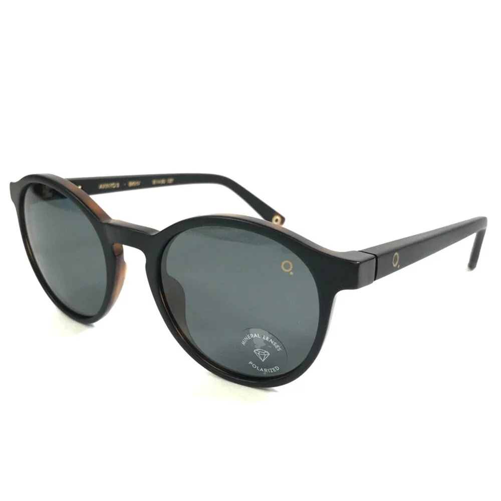 Etnia Barcelona Sunglasses AVINYO 3 BKHV Black Havana with Gray Polarized Lenses